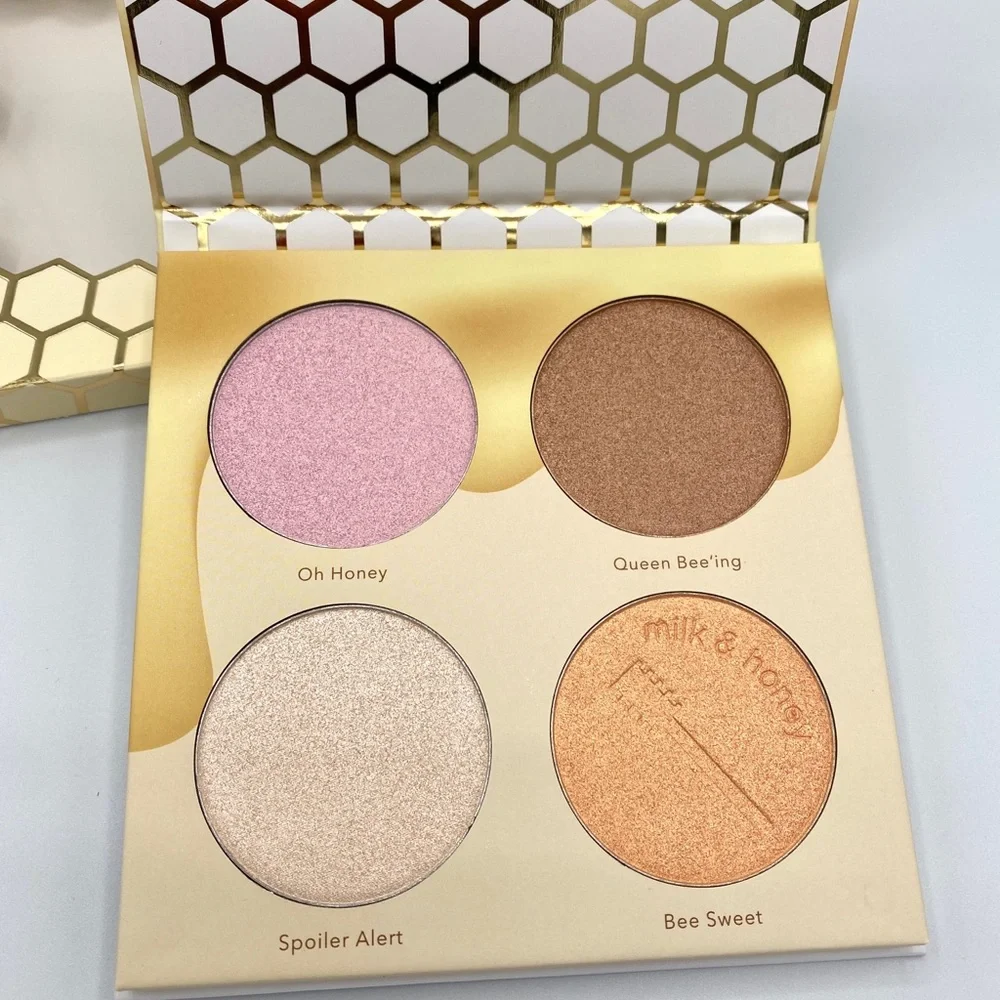 Beauty Bakerie Milk & Honey Highlighter Palette BNIB Glow Makeup Face Palette